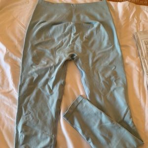 Women’s Alphalete leggings, never worn, arctic blue, size Medium